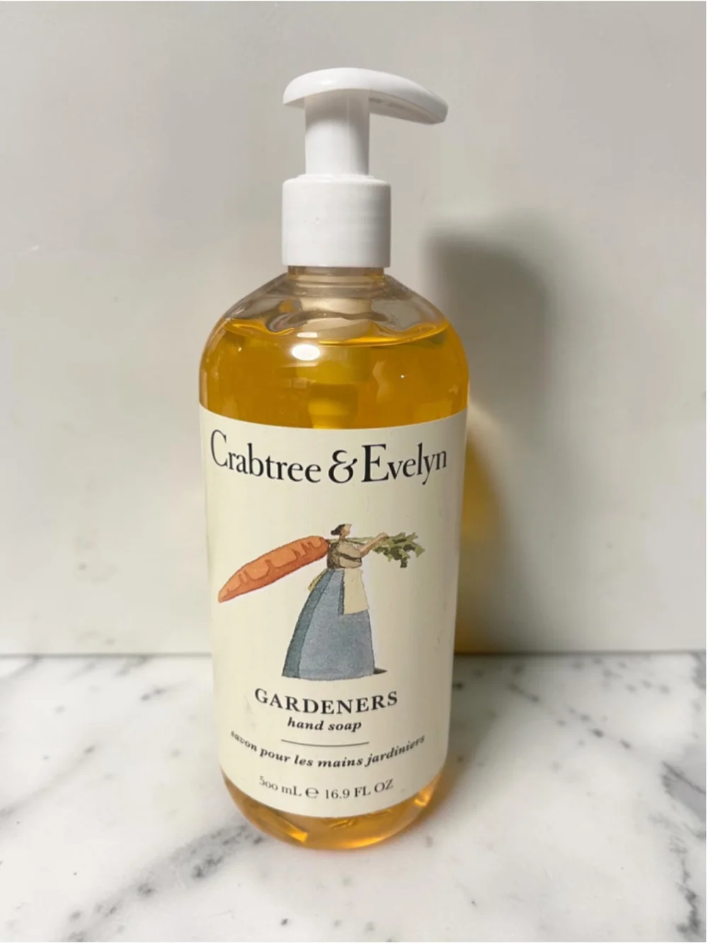 Crabtree & Evelyn Gardeners Hand Soap 16.9 Oz Pump New
